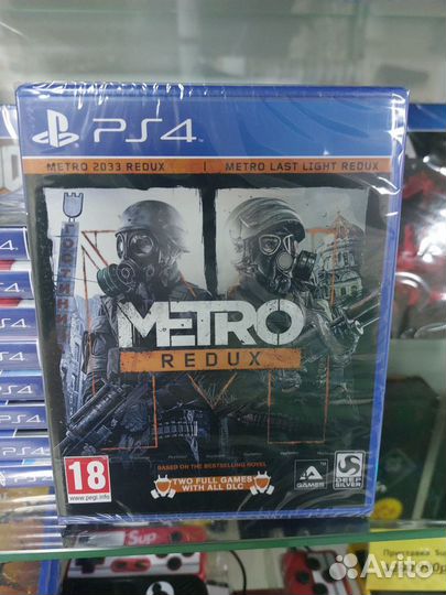 Игры диски на PS4 / PS5. PS4 Metro Redux