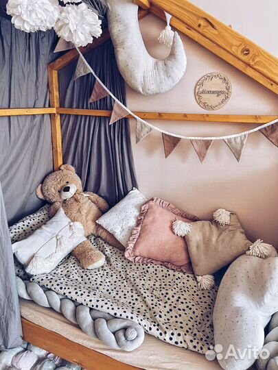 Гирлянда текстильная в детскую