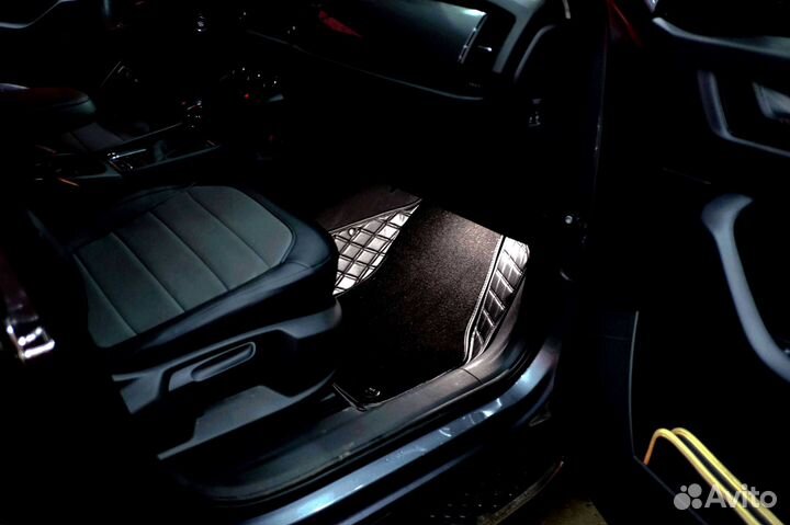 Коврик в багажник на Skoda kodiaq 2016г