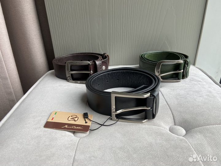 Новый мужской кожаный ремень, Италия