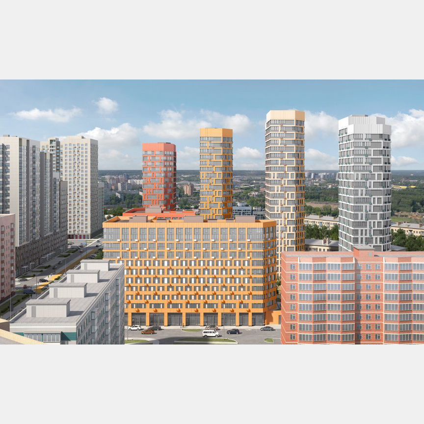 2-к. квартира, 56,1 м², 9/25 эт.