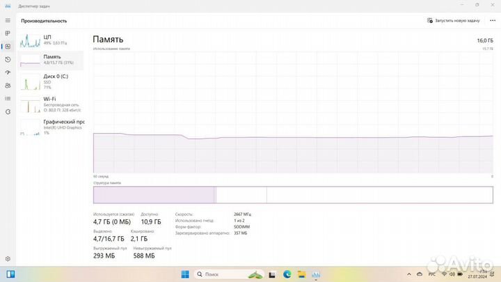 Kingston fury Impact 16 гб