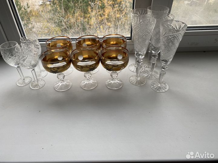 Рюмки на ножке