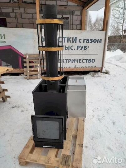 Банная печь Эконом 0.6 м толщина 9мм