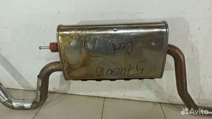 Задняя банка глушителя Киа