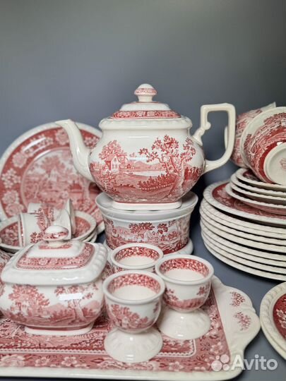 Чайный сервиз Rusticana Villeroy & Boch красная