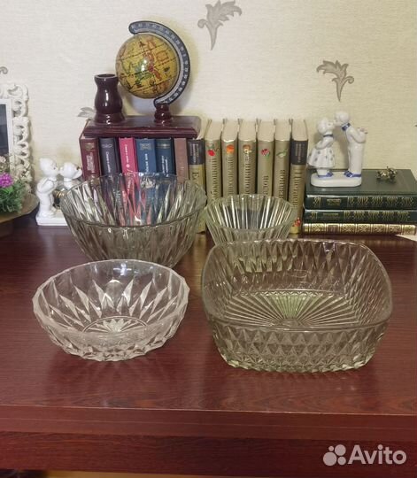 Набор салатников стекло СССР