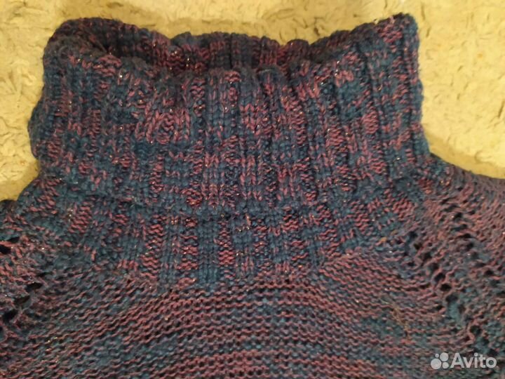 Снуд двойной шерсть, свитер с горловиной 146