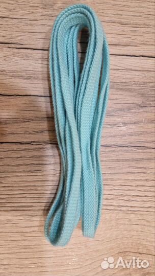 Шнурки плоские бирюзового цвета, 150см