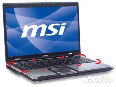 Клавиатура от ноутбука MSI CX500 DX (MS-1682)