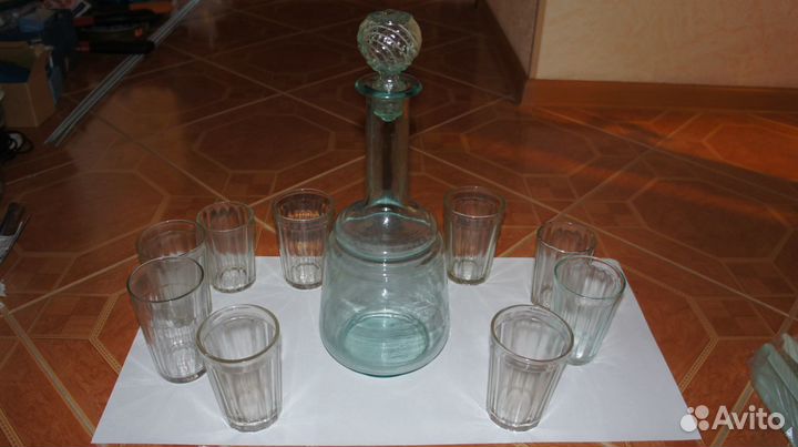 Графины, стаканы, стопки СССР