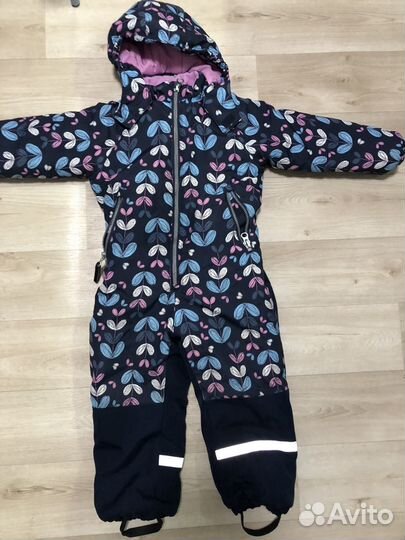 Зимний комбинезон для девочки 110 см