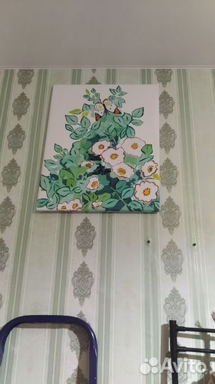 Картины по номерам раскрашенная