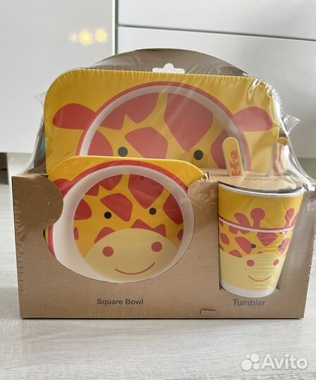 Детская бамбуковая посуда