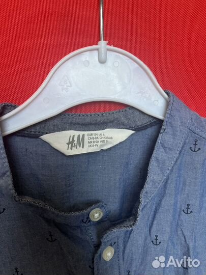 Рубашка на мальчика 134-140