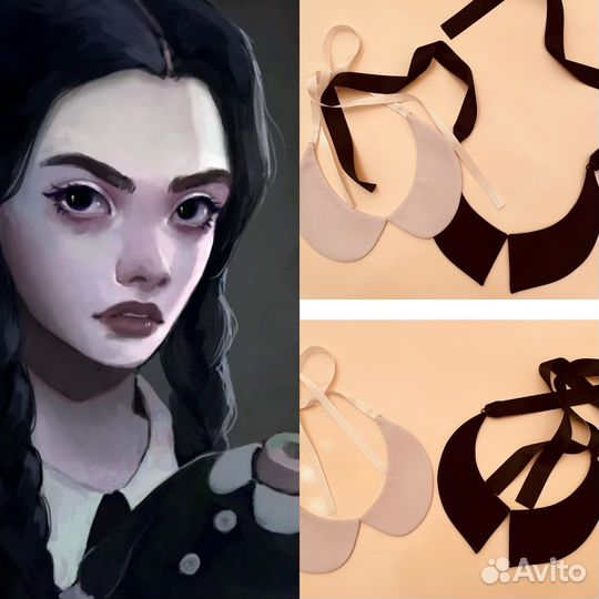 Воротнички в стиле Wednesday, уэнсдей