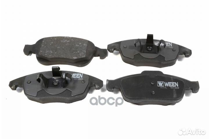 Тормозные колодки дисковые передние citroen C4