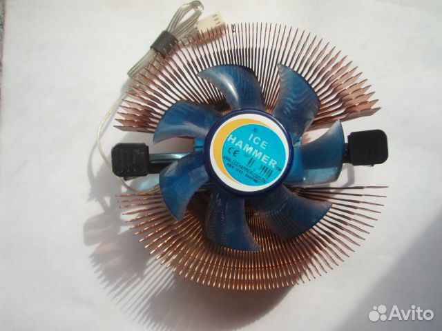 Кулер для пк Медный Тяжелый 450 гр ICE Нammer