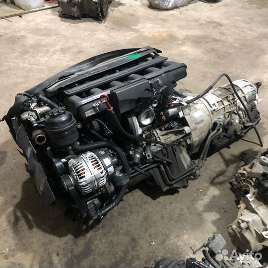 Двигатель M54B22 BMW E46 E39 E60 2.2i Установка