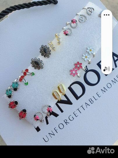 Серьги серебро