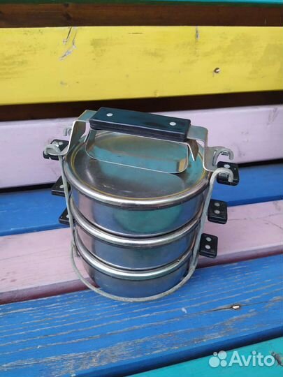 Контейнер для еды нержавейка СССР