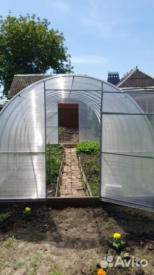 Теплицы из поликарбоната 3 м 4