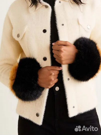 Меховые манжеты Mango