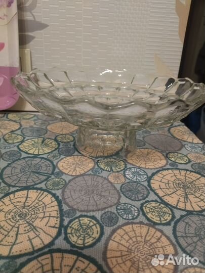 Ваза на ножке гхз СССР