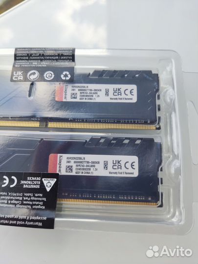 Оперативная память Kingston Fury DDR4 3200 16 Гб