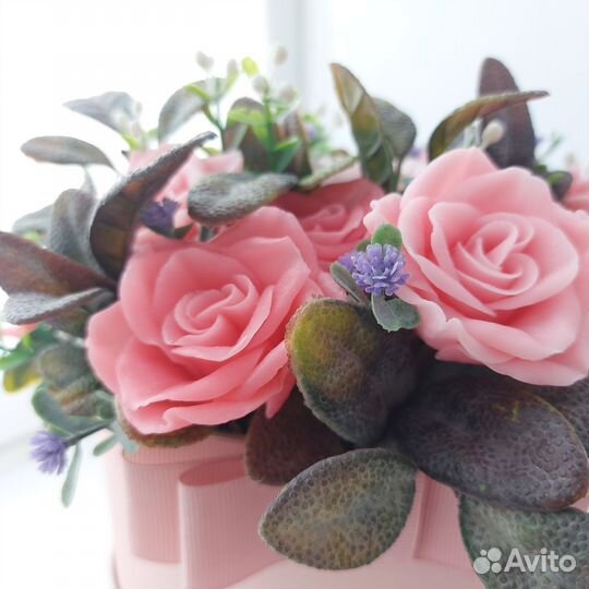 Мыло ручной работы, букет