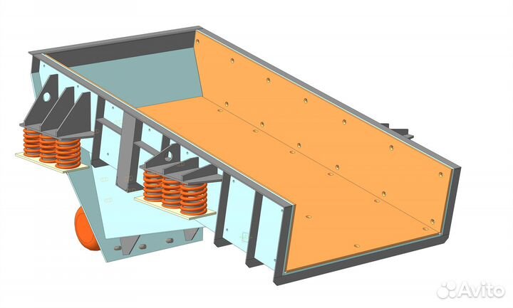 Питатель вибрационный лотковый
