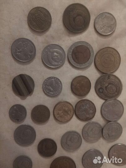 Большая коллекция монет СССР и России