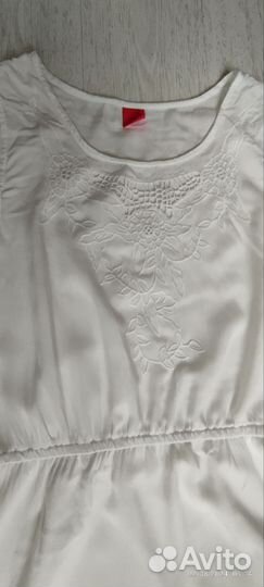 Платье 44-46 с вышивкой, на подкладк хлопок Индия