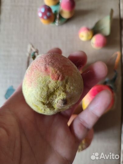 Ватные елочные игрушки СССР