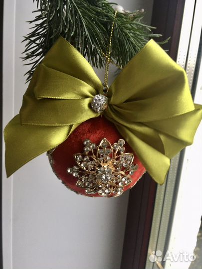 Елочные игрушки ручной работы набор