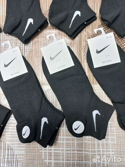 Носки женские nike короткие хлопок