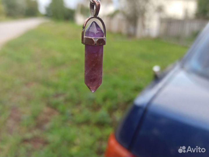 Кулон с аметистом (Аметист не настоящий )