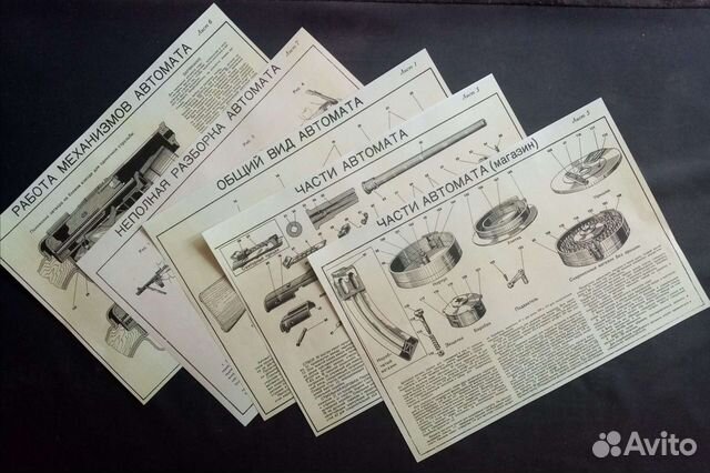 Плакаты на сувенир ппш-41 ркка ВОВ 40ые годы