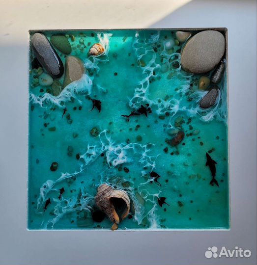 Море из эпоксидной смолы