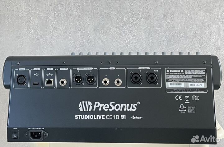 PreSonus StudioLive CS18AI / RM16AI - обмен
