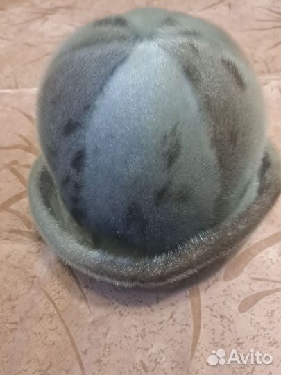 Шапка норковая женская 54