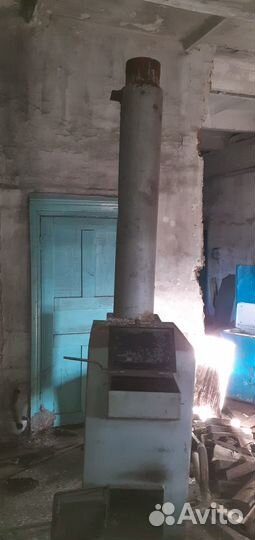 Твердотопливный котел длительного горения бу