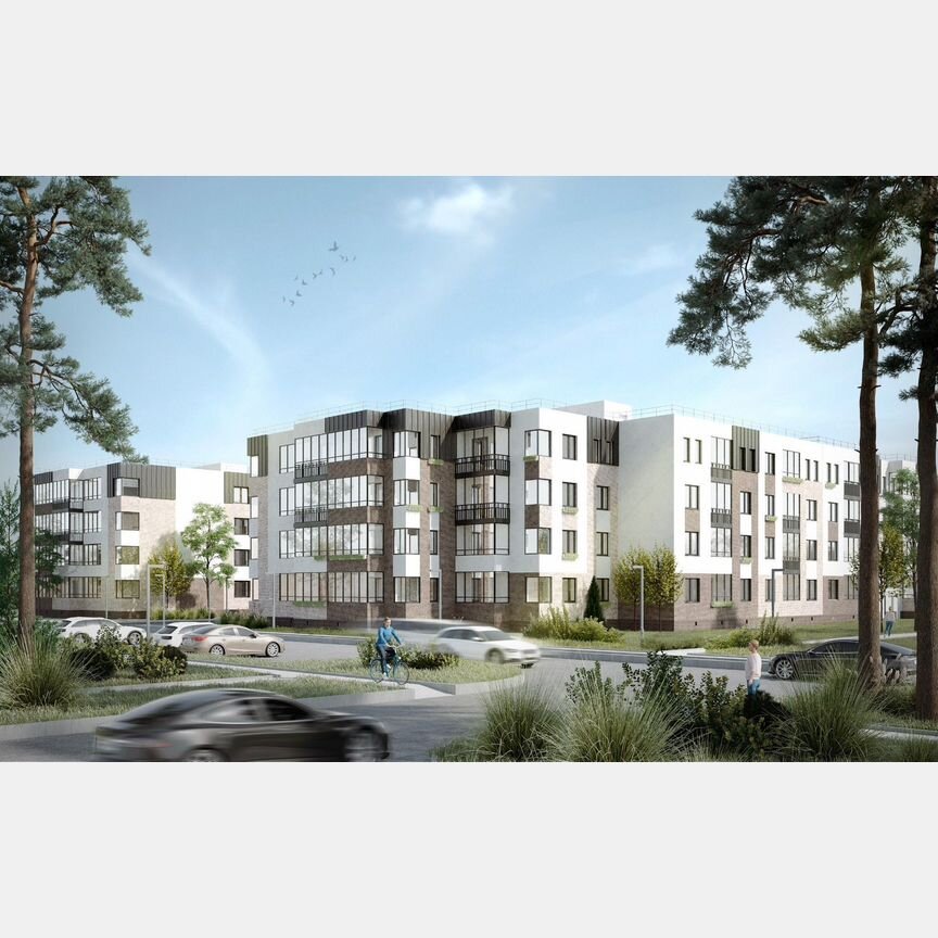 Квартира-студия, 25,4 м², 4/4 эт.