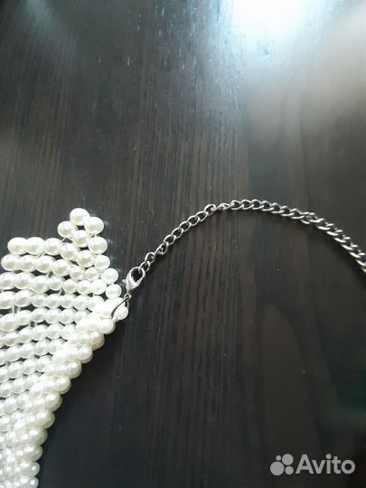 Воротник из бусин
