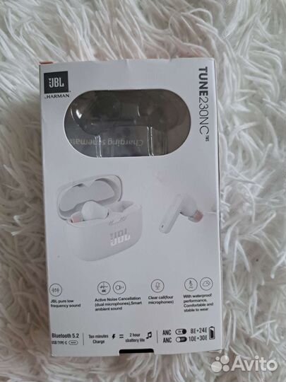 Беспроводные bluetooth наушники jbl tune 230 tws