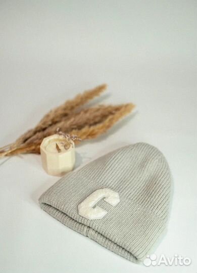 Шапка зимняя темплая из нити ангоры