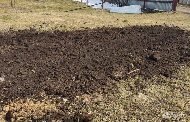 Торфяная смесь. Для огорода. Плодородная. Чернозём