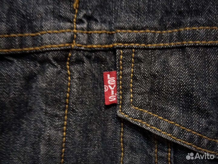 Джинсовая куртка мужская levis утеплённая, новая