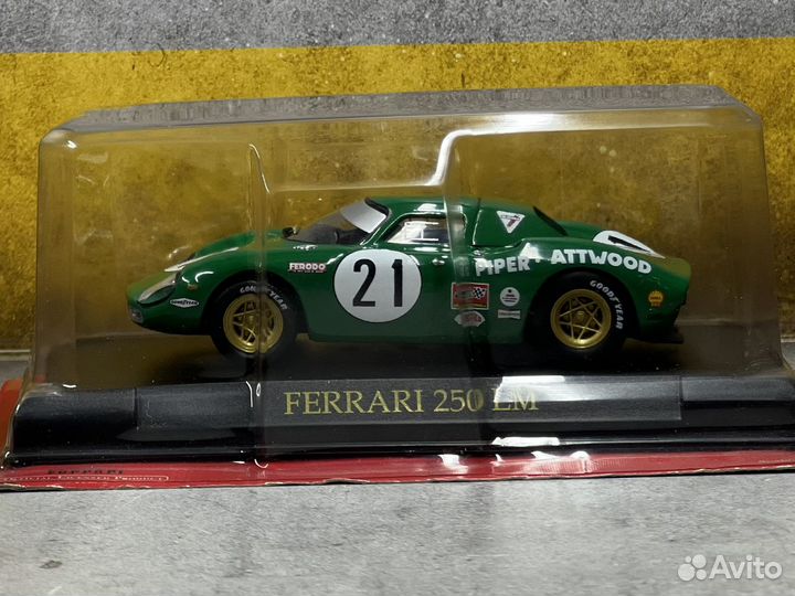 Модель ferrari 250 LM 1/42 eaglemos