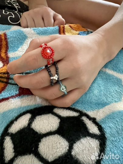 Кольцо из бисера